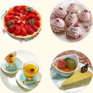 自慢のケーキたち